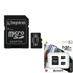 KINGSTON 32GB Canvas Select Plus MICRO SDHC SDCS2/32GB