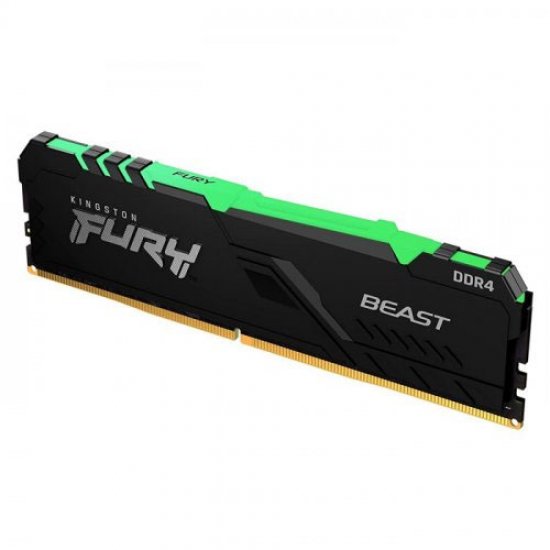 KINGSTON Fury Beast 8GB DDR4 3200Mhz RGB CL16 Gaming PC Ram KF432C16BBA/8