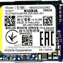 KIOXIA Mini 2230 256GB M2 PCIE NVME SSD (Kutusuz) KBG50ZNS256G