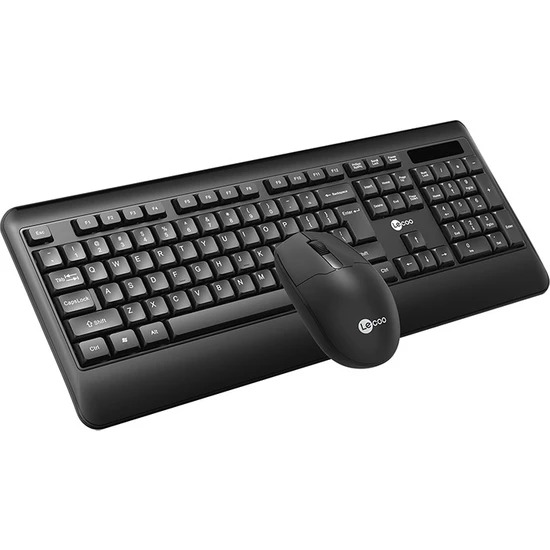 LENOVO LECOO Q Kablosuz Siyah Multimedya Klavye/Mouse Set KW202