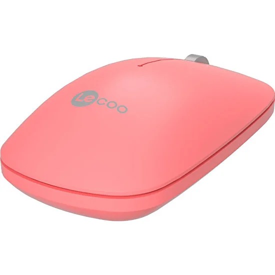 LENOVO LECOO WS214 Kablosuz Optic 1600dpi Pembe Mouse