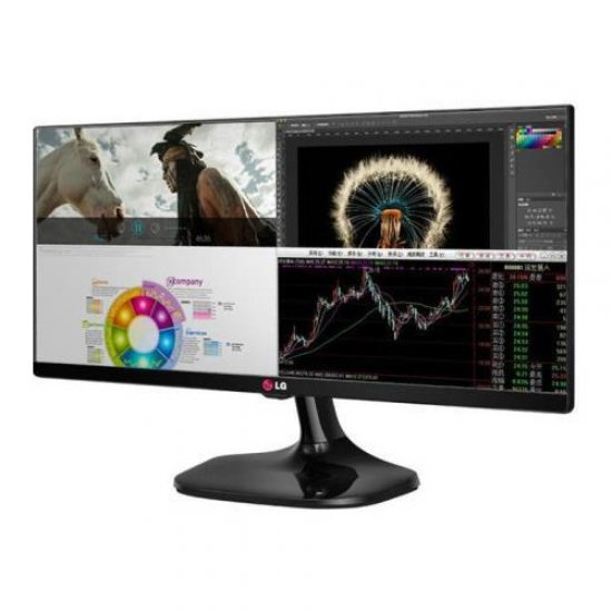 LG 25 25UM58-P 5Ms IPS Analog Led Monitör Siyah