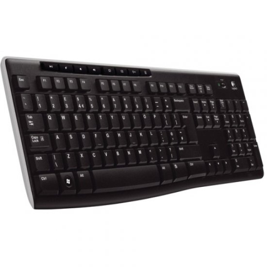 Logitech K270 920-003761 Q Kablosuz Multimedya Siyah Klavye