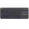 Logitech K400 Plus 920-007149 Q Kablosuz TouchPad li Siyah Klavye