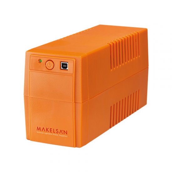 MAKELSAN LION PLUS 650 VA Line Interactive 5-10 Dk. 1x12V 7AH UPS