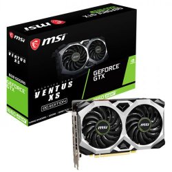 MSI 6GB GTX1660 GeForce GDDR6 192 Bit GTX 1660 SUPER VENTUS XS OC 1XHDMI 3XDP DX12 PCIE 3.0 X16