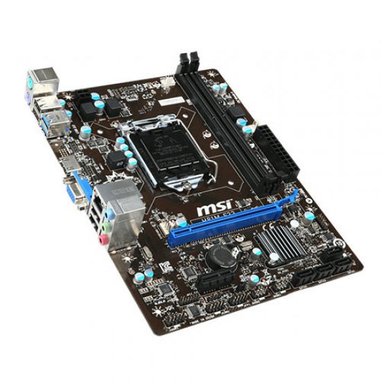 MSI INTEL H81M-E33 H81 DDR3 1600 VGA GLAN 1150p