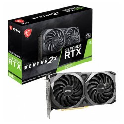 MSI Nvidia 12GB RTX3060 RTX3060-VENTUS-2X GDDR6 192 Bit 1XHDMI 3XDP PCI-Express 4.0 Ekran Kartı