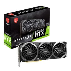 MSI Nvidia 12GB RTX3060 RTX3060 VENTUS 3X OC GDDR6 192 Bit 1XHDMI 3XDP PCI-Express 4.0 Ekran Kartı