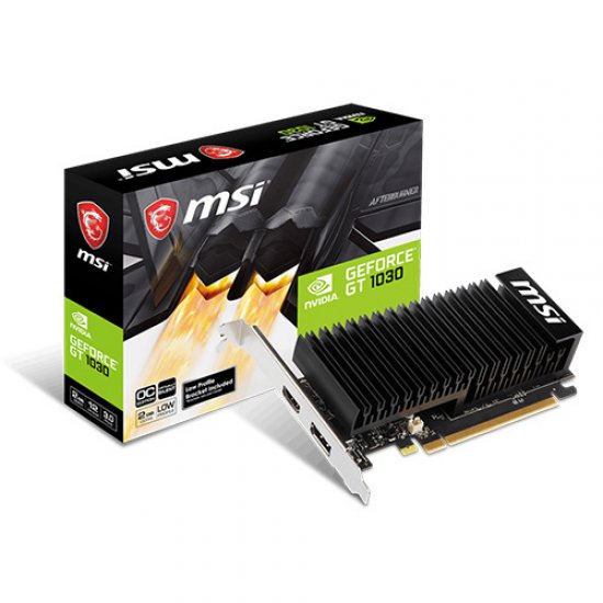 MSI Nvidia 2GB GT1030 2GHD4 LP OC DDR4 64 Bit HDMI DVI