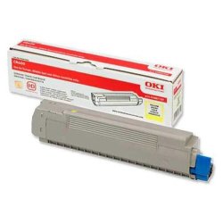 OKI 44844625 Toner 7.300 Sayfa Sarı C822 Modeli