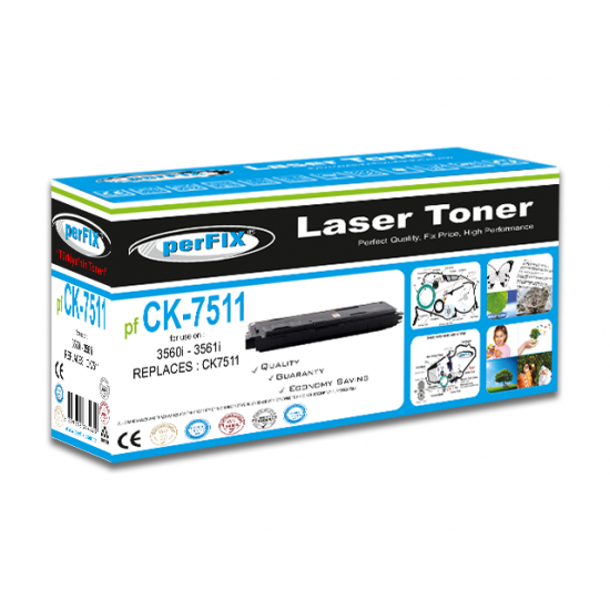 perFIX CK7511-CD3560İ-3561İ SİYAH TONER 35K