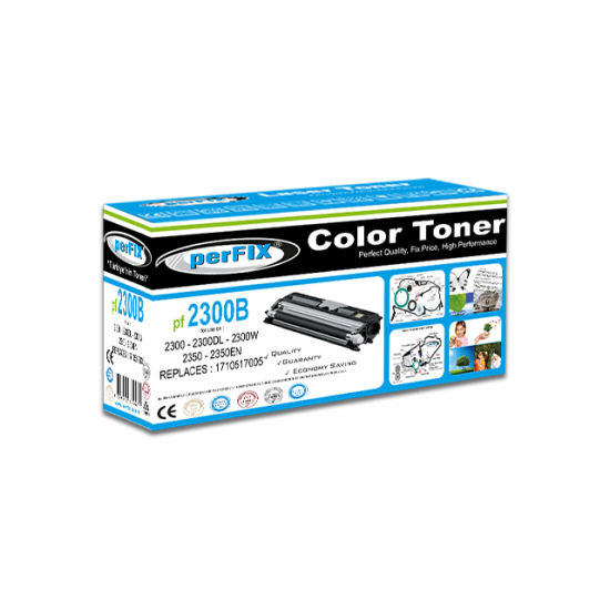 perFIX PF 2300 QMS MAGICOLOR 2300DL-2300W-2350EN SİYAH TONER 4,5K