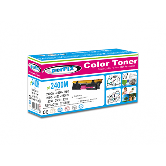 perFIX PF 2400 QMS MAGICOLOR 2400-2430DL-2450 KIRMIZI TONER 1,5K