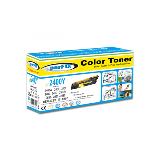 perFIX PF 2400 QMS MAGICOLOR 2400-2430DL-2450 SARI TONER 1,5K