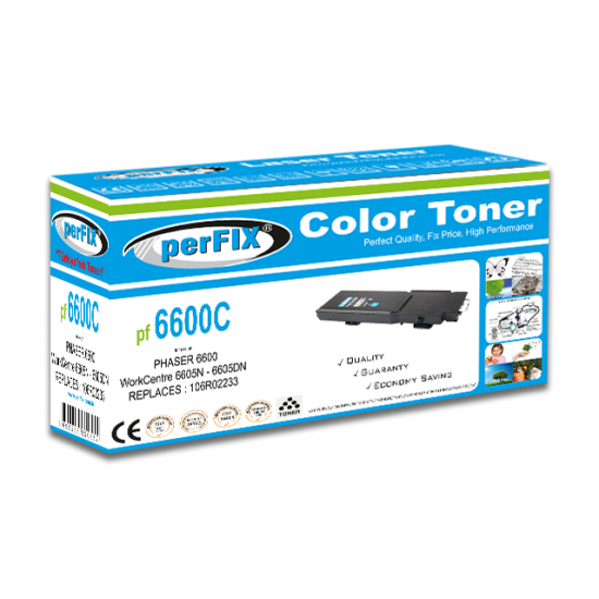 perFIX PF 6600-6605 (106R02233) TONER MAVİ 6K