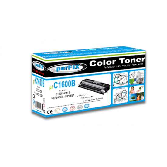 perFIX PF C1600-CX16-SİYAH TONER 2,5K