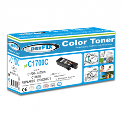 perFIX PF C1700 MAVİ TONER 1,4K