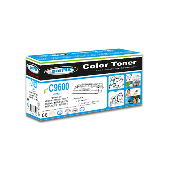 perFIX PF C9600 MAVİ C9800 TONER 15K