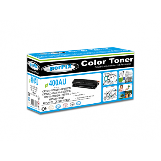 perFIX PF CE400AU-CE250A-SİYAH UNIVERSAL 507A-504A TONER 5,5K