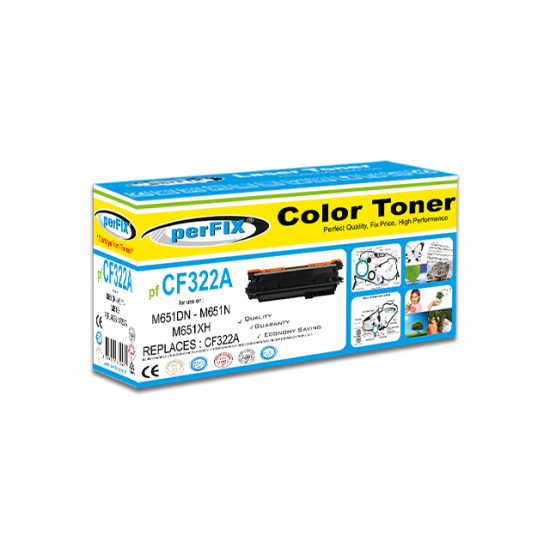 perFIX PF CF322A-SARI (653A)-MFP M680 TONER 16,5K