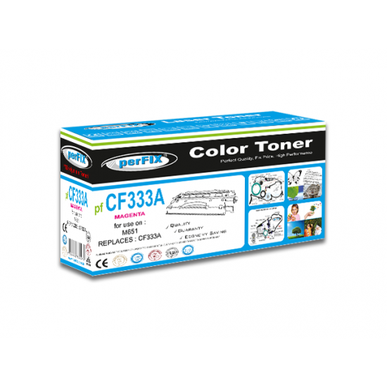 perFIX PF CF333A-KIRMIZI (654A)-M651 TONER 15K