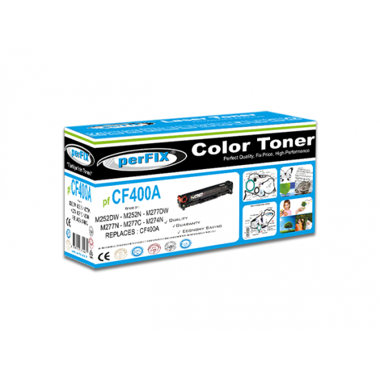 perFIX PF CF400A SİYAH 201A TONER 1,5K