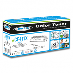 perFIX PF CF411X MAVİ (410AX)-YÜKSEK KAPASİTE TONER 5K