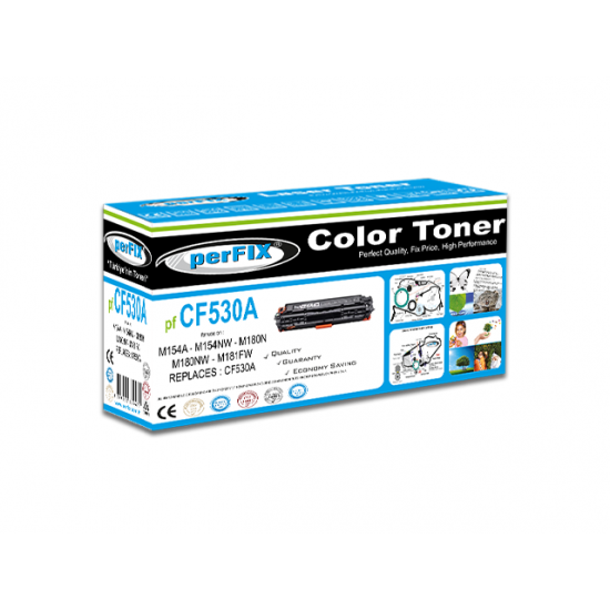 perFIX PF CF530A SİYAH 205A TONER 1,1K