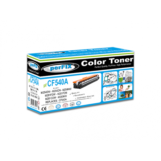 perFIX PF CF540A SİYAH 203A TONER 1,4K