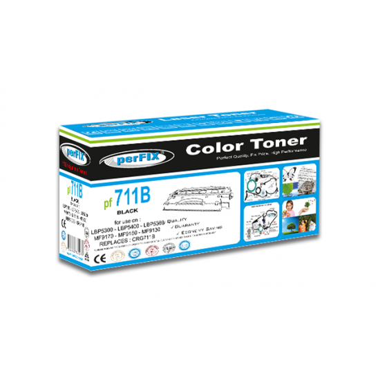 perFIX PF CRG711B-711  LBP5300-LBP5360 LASER TONER   SİYAH