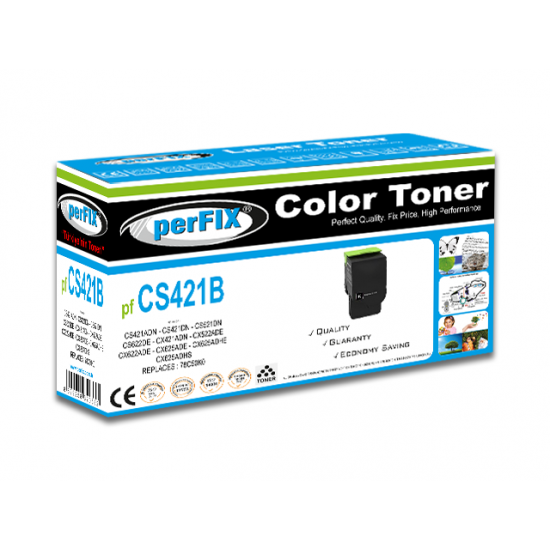 perFIX PF CS421 SİYAH TONER 8,5K