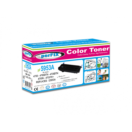 perFIX PF Q5953A 4700-643A KIRMIZI TONER 10K