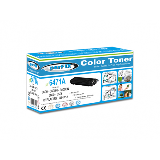 perFIX PF Q6471A 3600 MAVİ TONER 4K