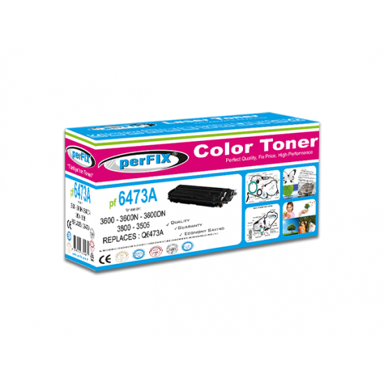 perFIX PF Q6473A 3600 KIRMIZI TONER 4K