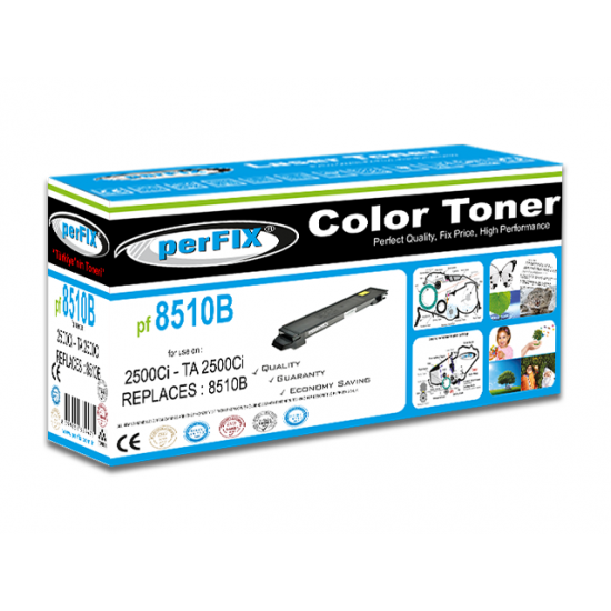 perFIX  PF UT 2500Cİ -  CK8510B  SİYAH  TONER