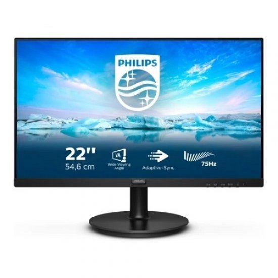 PHILIPS 21.5 221V8LD/01 W-LED 4ms 75Hz VGA HDMI Lcd Monitör Siyah