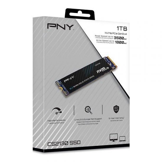 PNY CS2130 M280CS2130-1TB-RB PCIE NVME M.2 1TB SSD 3500/1800MB/s