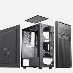 PowerBoost VK-1651 500W Mesh Panel Full Siyah Usb 3.0 Atx Kasa