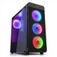 PowerBoost VK-G1030RGB PSU Yok USB 3.0 RGB Fan + Tempered Glass Cam Gaming Kasa