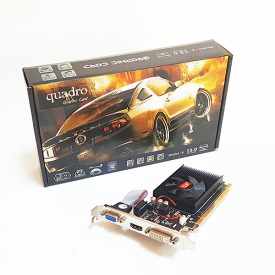 Quadro AMD 2GB R5 230 2GD3 DDR3 64 Bit HDMI DVI 16X (PCIe 2.0) Low Profile