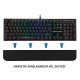 RAMPAGE Hydra R6 Plus Q Usb Alüminyum Kaplama Mavi Switch Full RGB Gaming Mekanik Klavye