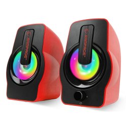 RAMPAGE RMS-G7 FALSETTO 1+1 6 W USB 5V RGB LEDLI Kırmızı Hoparlör