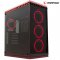 RAMPAGE Temper Pro V5 PSU Yok 4x Temper Panel 4x RGB Fan + 6x RGB Şerit Gaming Kasa