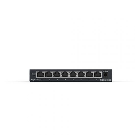 RUIJIE Reyee 8 Port RG-ES108GD 10/100/1000 Yönetilemez Gigabit Çelik Kasa Switch