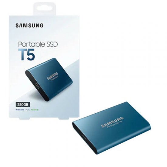 SAMSUNG 2.5 T5 250GB USB 3.1 EXTERNAL SSD MU-PA250B/WW