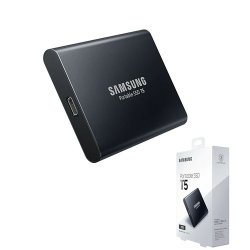 SAMSUNG 2.5 T5 2TB USB 3.1 EXTERNAL SSD MU-PA2T0B/WW