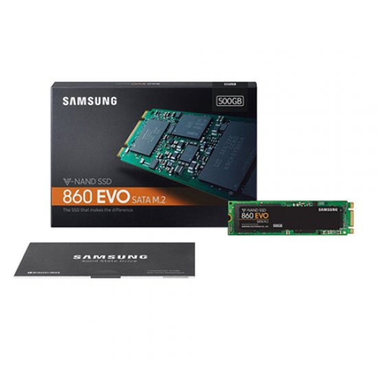 SAMSUNG 860 Evo 500GB SSD M.2 SATA 550/515 MZ-N6E500BW