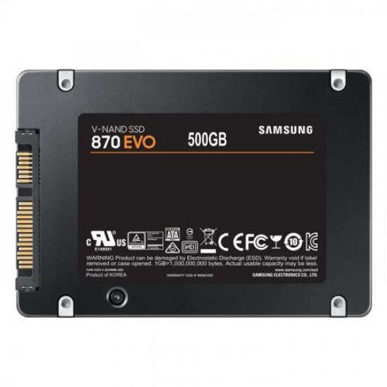 SAMSUNG 870 Evo 2.5 500GB SSD SATA 560/530 MZ-77E500BW