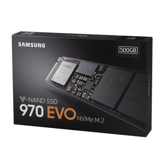 SAMSUNG 970 Evo 500GB SSD M.2 PCIE 3200/1800 MZ-V7E500BW